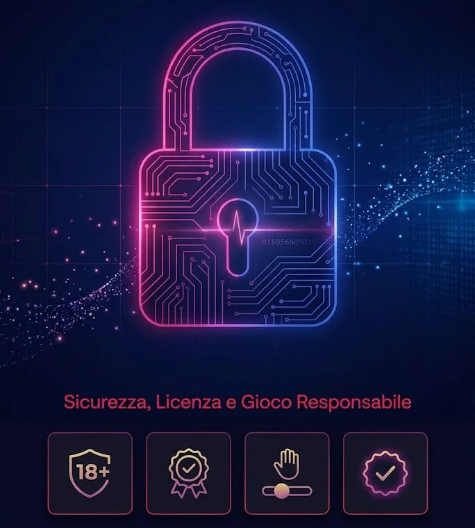 Lucchetto digitale su sfondo blu sicurezza dati